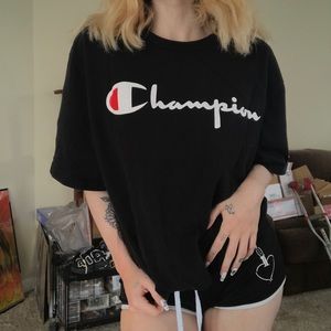 NWOT Black Champion T-shirt